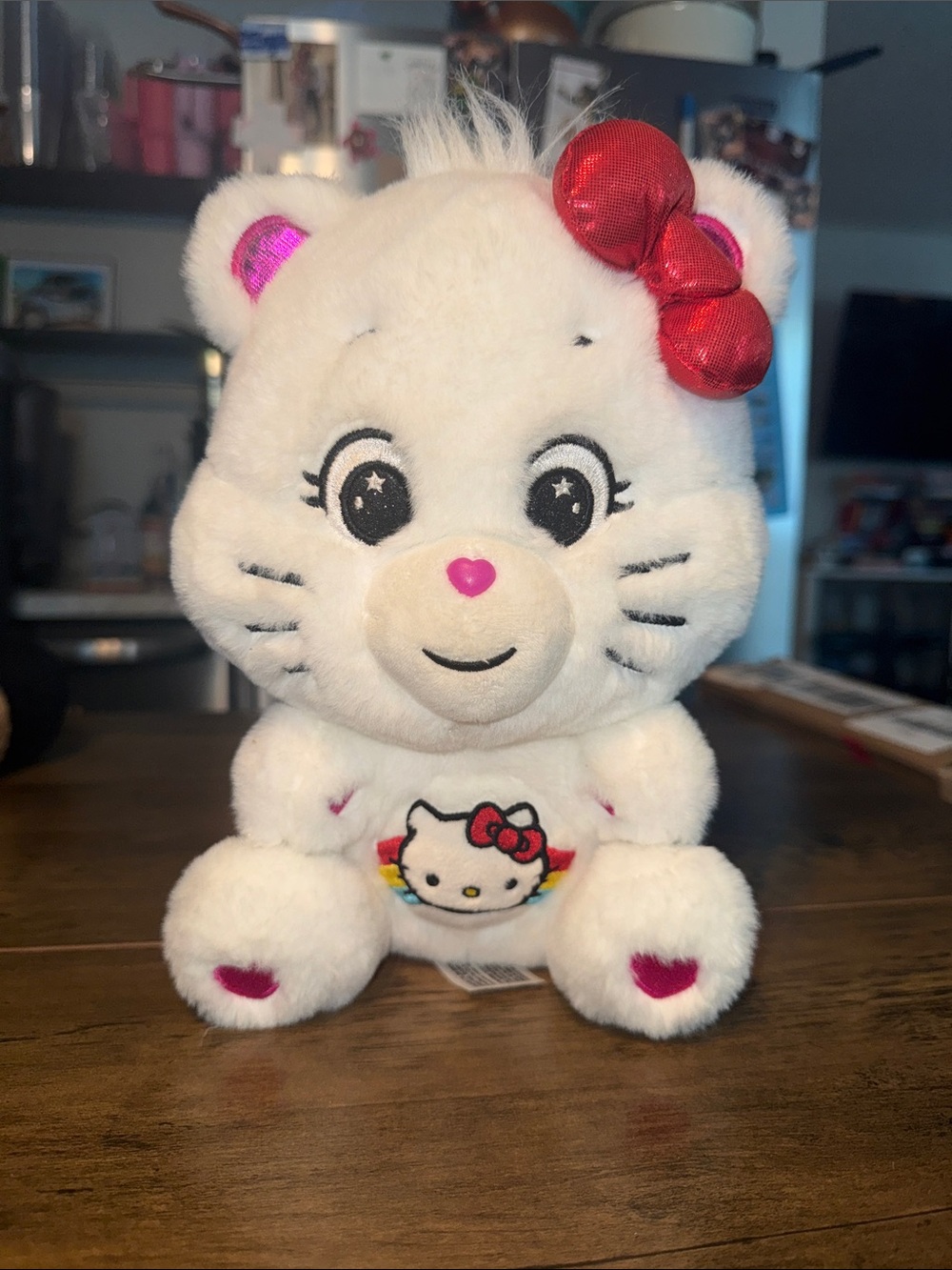 Hello Kitty x Care Bear 10” plush